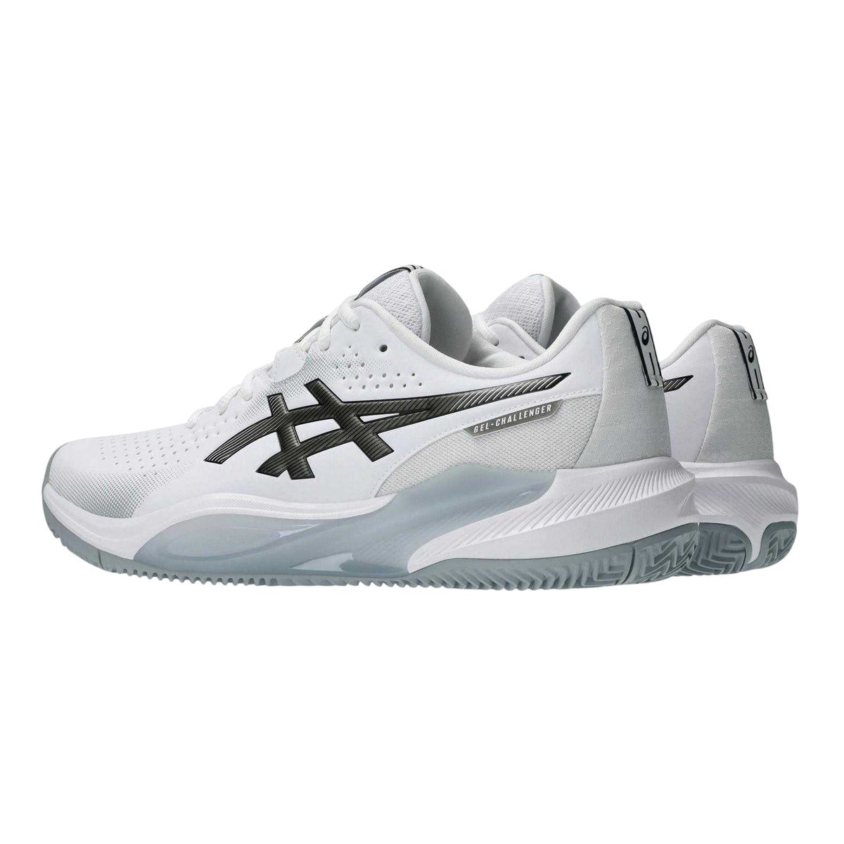 White - Back - Asics Mens Challenger 15 Tennis Shoes