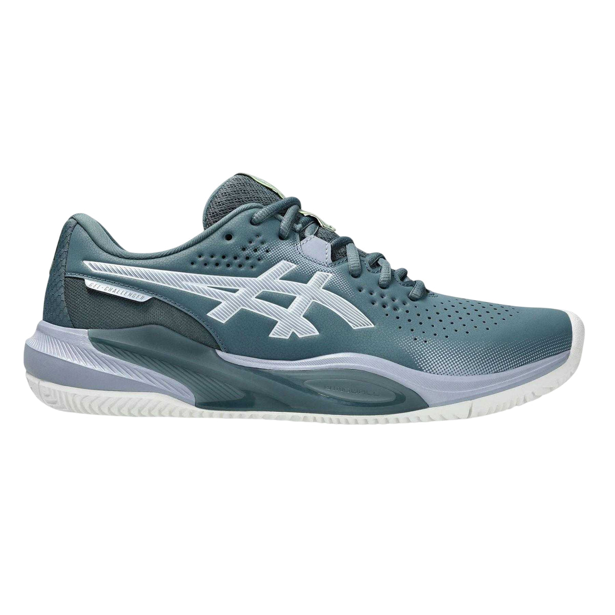 Grey - Front - Asics Mens Challenger 15 Tennis Shoes