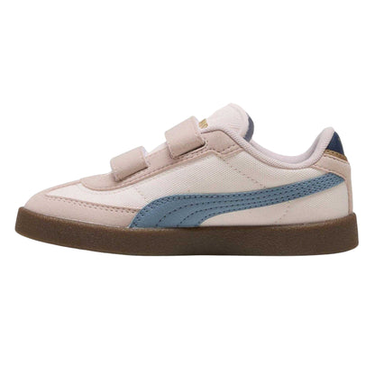 Jasmine-Cool Blue - Back - Puma Childrens-Kids Club II Era Leather Trainers