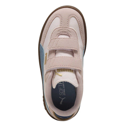 Jasmine-Cool Blue - Side - Puma Childrens-Kids Club II Era Leather Trainers