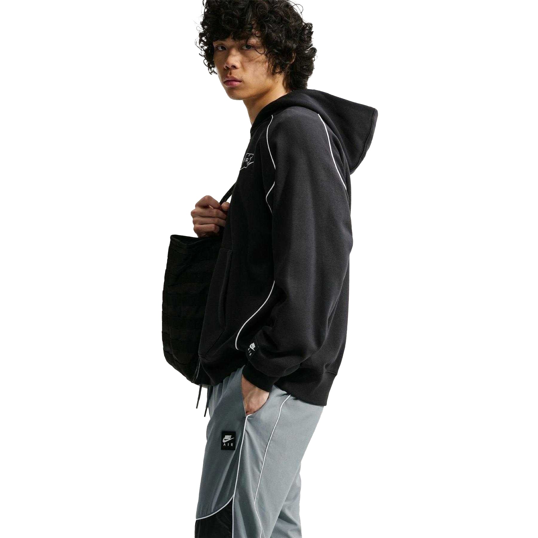Smoke Grey - Side - Nike Mens Logo Joggers