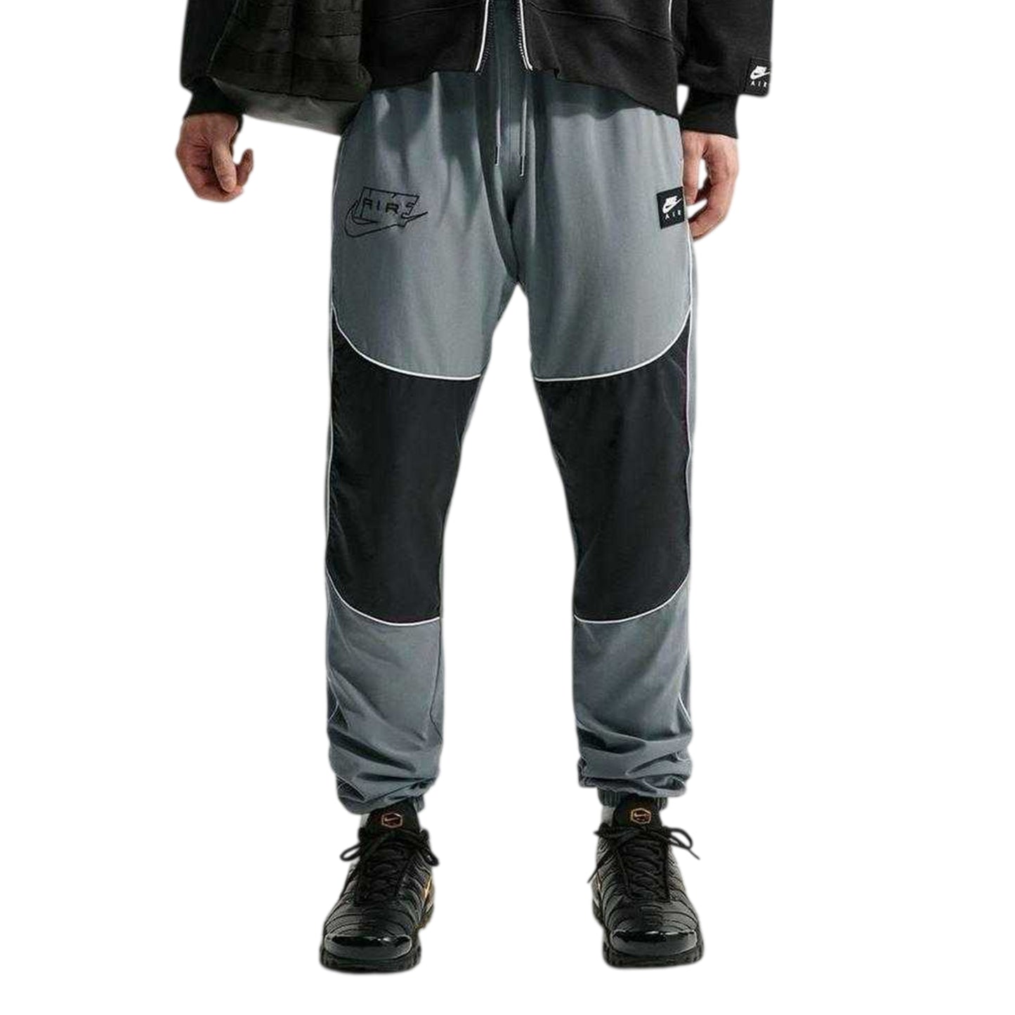 Smoke Grey - Front - Nike Mens Logo Joggers