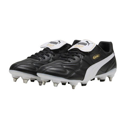 Puma Black - Pack Shot - Puma Mens King Top Leather Soft Ground Football Boots