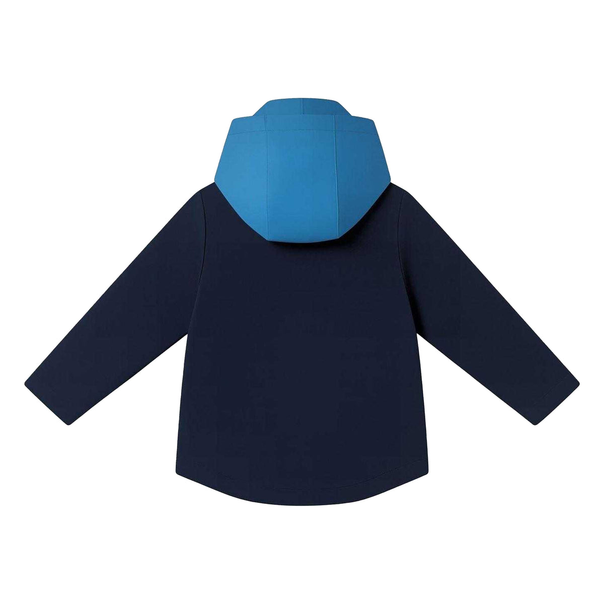 Navy - Back - Gelert Childrens-Kids Colour Block Waterproof Jacket