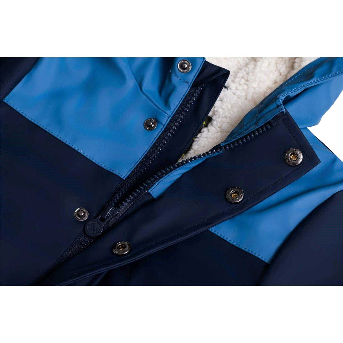 Navy - Lifestyle - Gelert Childrens-Kids Colour Block Waterproof Jacket