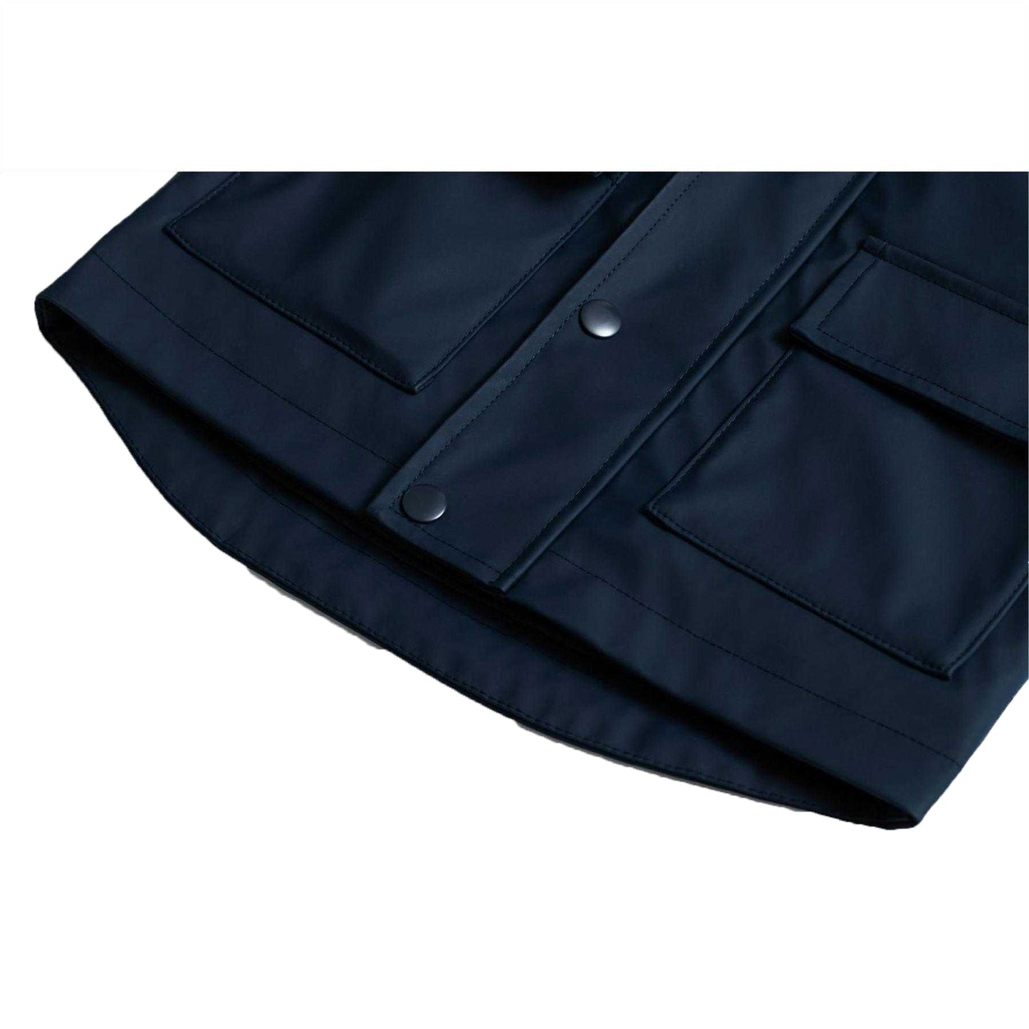 Navy - Pack Shot - Gelert Childrens-Kids Colour Block Waterproof Jacket