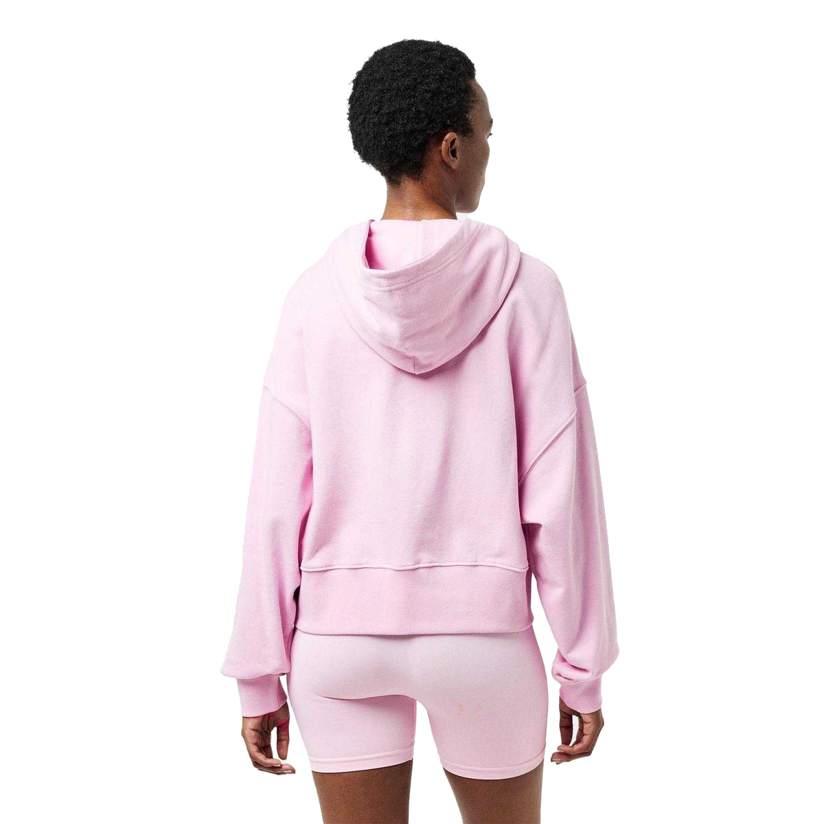 Chalk Pink - Pack Shot - PE Nation Womens-Ladies Global Pullover Hoodie
