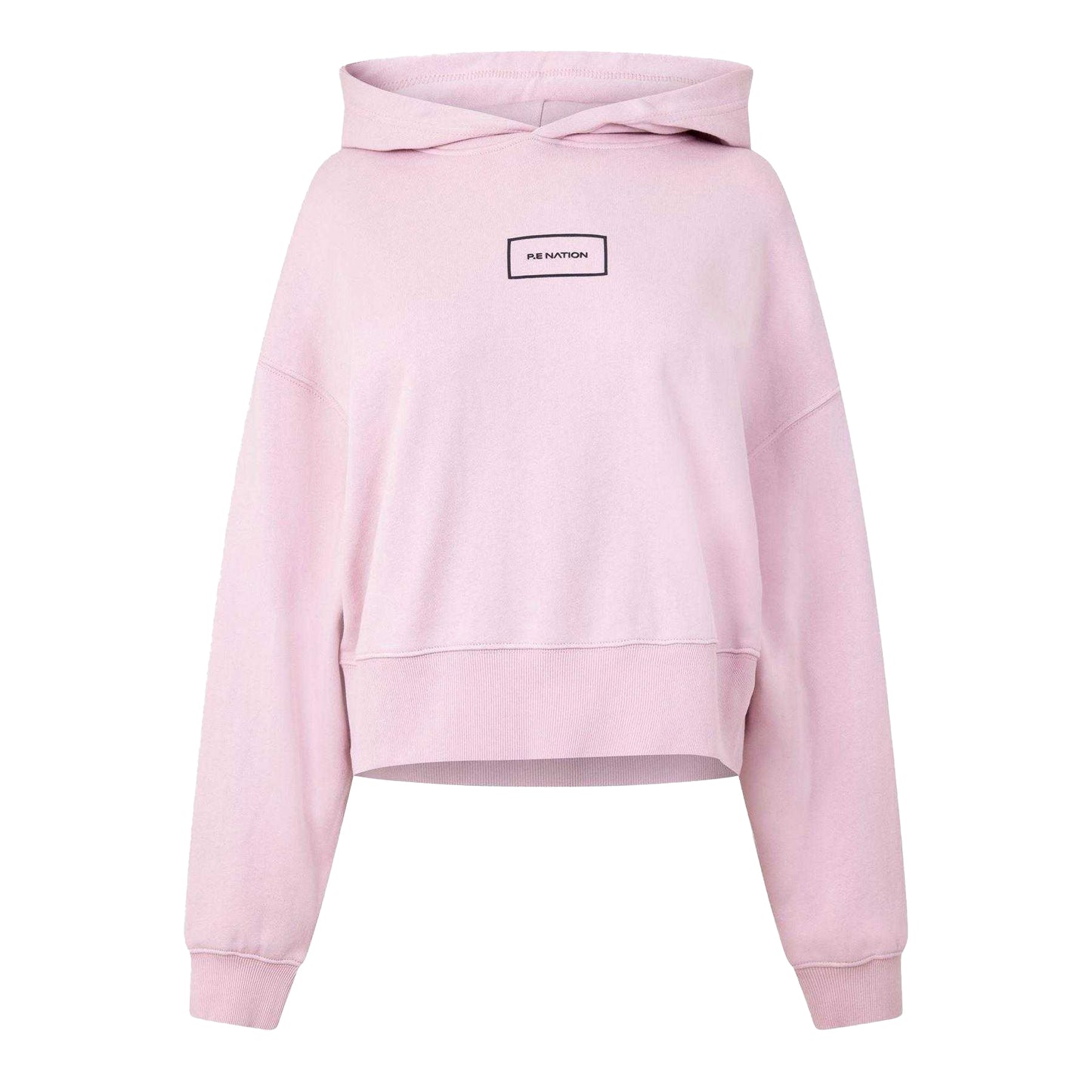 Chalk Pink - Front - PE Nation Womens-Ladies Global Pullover Hoodie