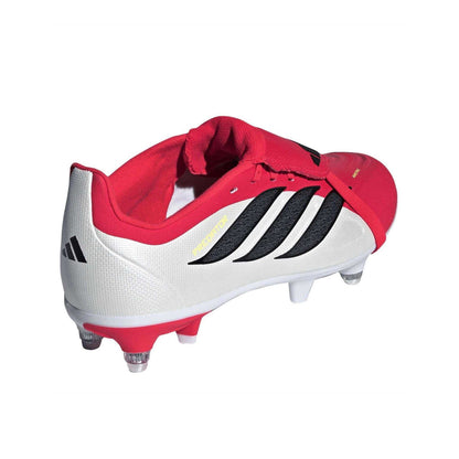 Lucid Red-Core Black - Back - Predator Childrens-Kids Predator League Soft Ground Football Boots