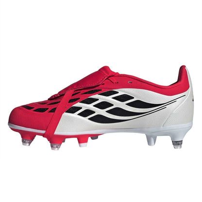Lucid Red-Core Black - Side - Predator Childrens-Kids Predator League Soft Ground Football Boots