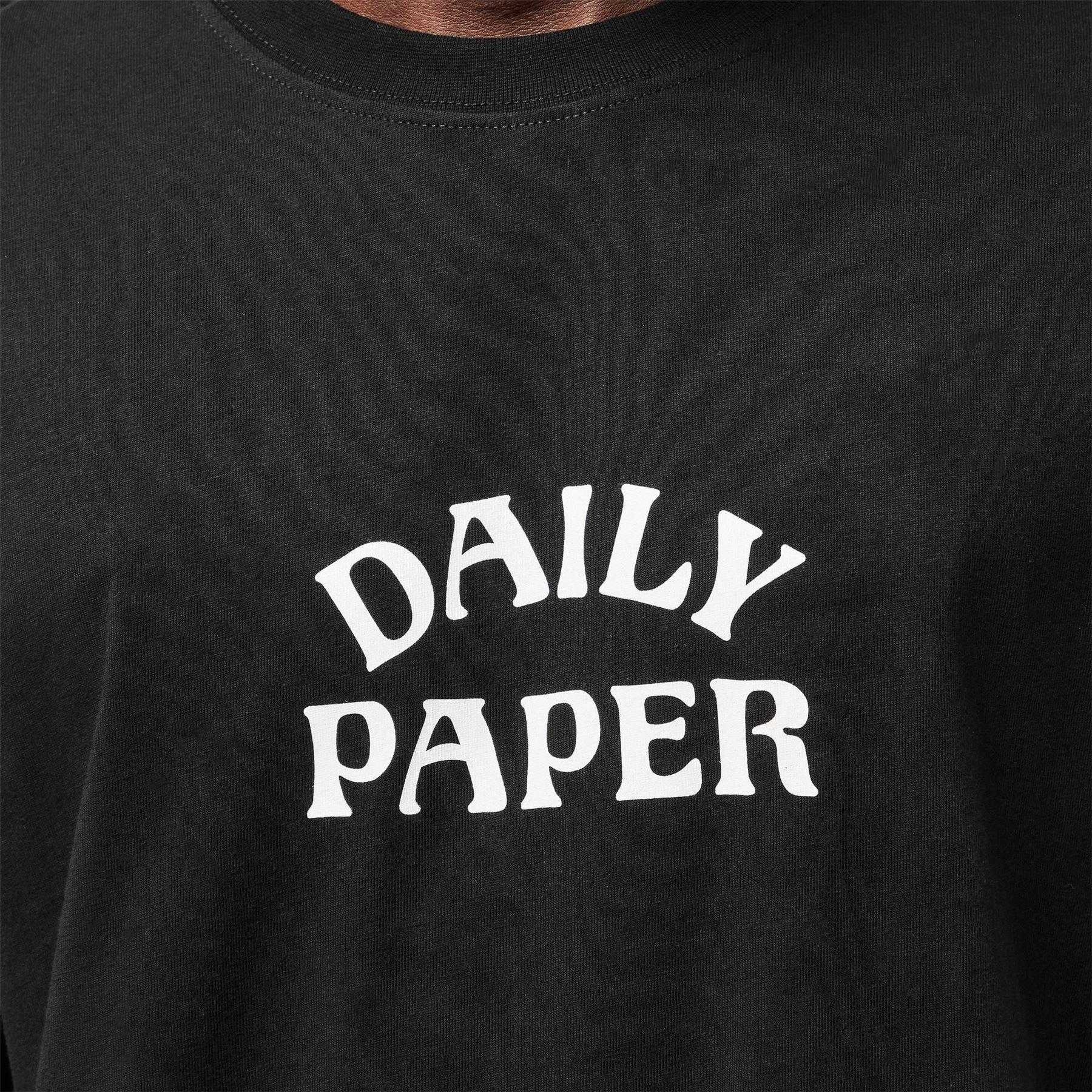Black - Side - Daily Paper Mens Logo T-Shirt