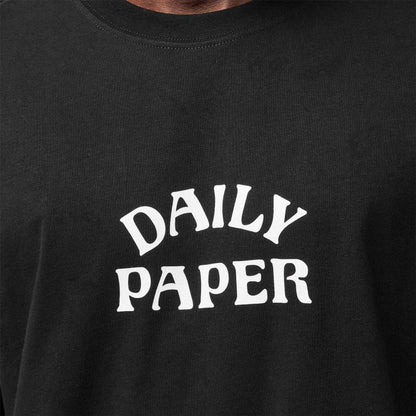 Black - Side - Daily Paper Mens Logo T-Shirt