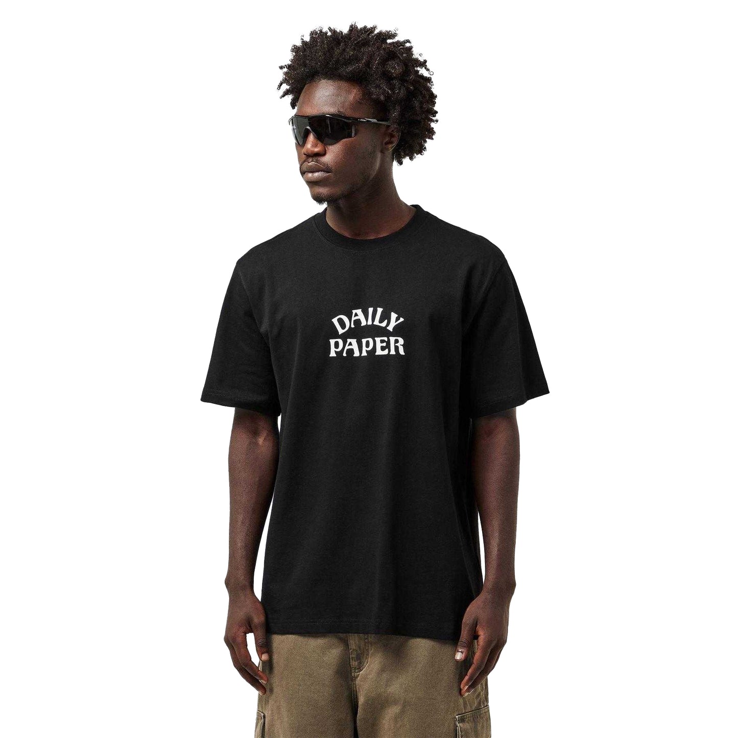 Black - Lifestyle - Daily Paper Mens Logo T-Shirt