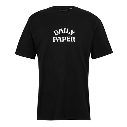 Black - Front - Daily Paper Mens Logo T-Shirt