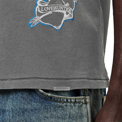 Vintage Grey - Side - Represent Mens Legacy Oversized T-Shirt
