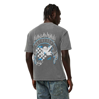 Vintage Grey - Pack Shot - Represent Mens Legacy Oversized T-Shirt