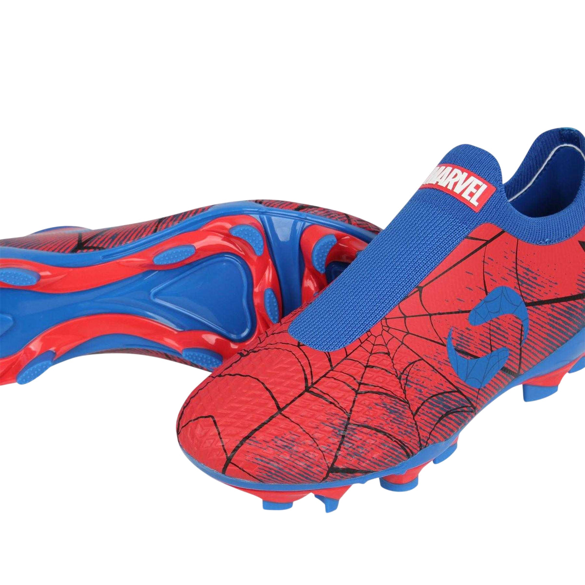 Blue-Red - Lifestyle - Sondico Boys Spider-Man Firm Ground Football Boots