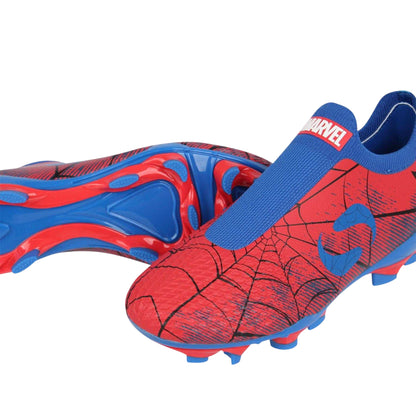 Blue-Red - Lifestyle - Sondico Boys Spider-Man Firm Ground Football Boots