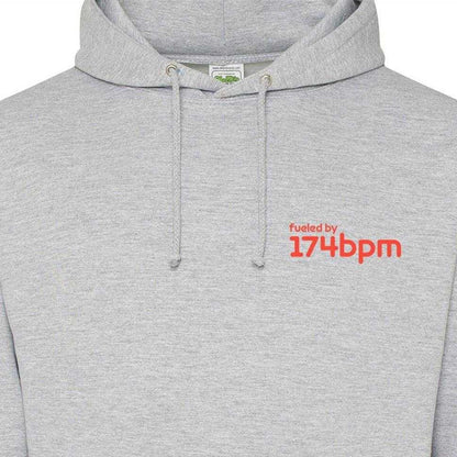 Grey - Lifestyle - AWD Mens Fueled By 174BPM Printed Hoodie