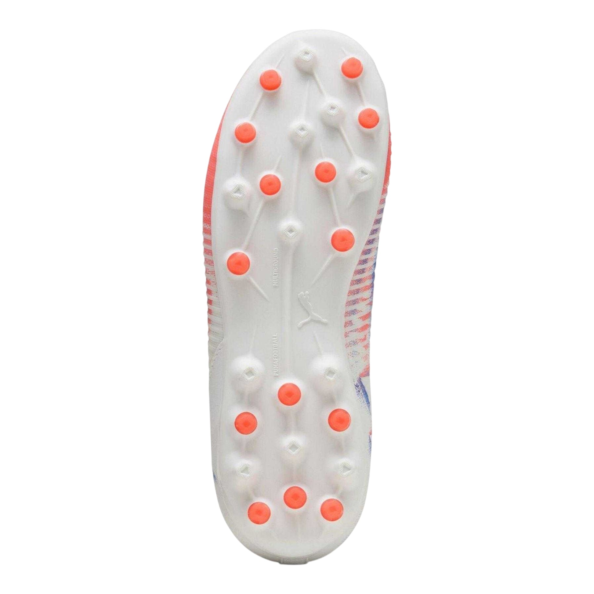 White-Black-Glowing Red - Lifestyle - Puma Childrens-Kids Future 8 Match Firm Ground Football Boots