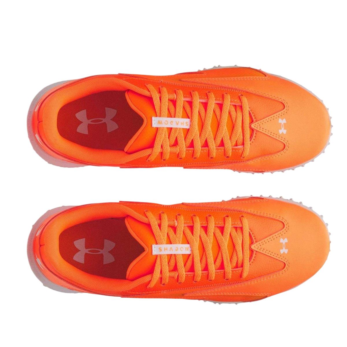 Orange - Side - Under Armour Mens U Shadow Lace Up Astro Turf Trainers
