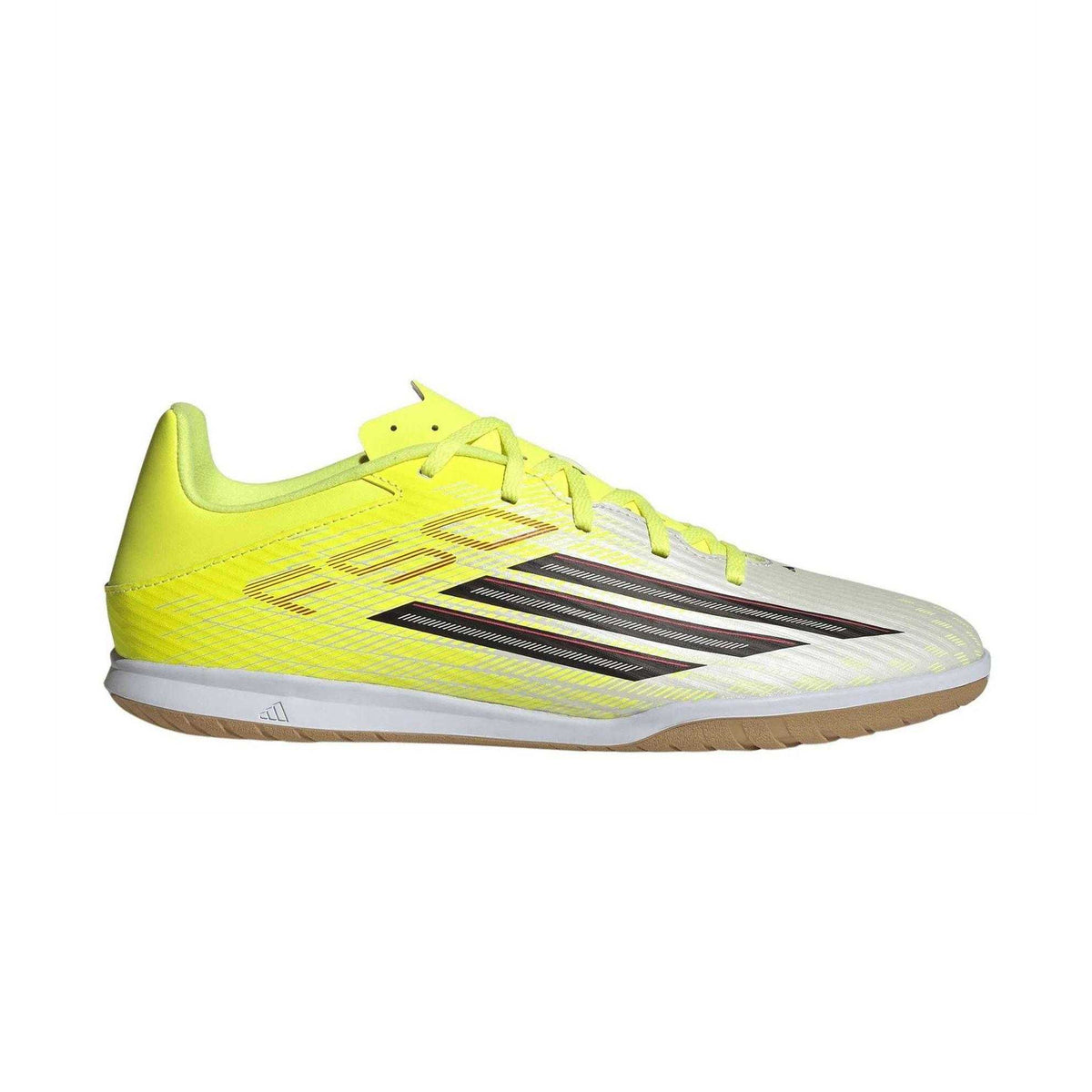 Solar Yellow - Front - Adidas Mens F50 Club Indoor Football Shoes