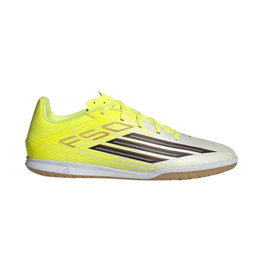 Solar Yellow - Front - Adidas Mens F50 Club Indoor Football Shoes