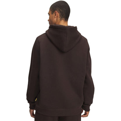 Brown - Back - Under Armour Mens Curry Splash Fleece Hoodie