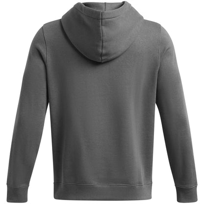 Grey - Back - Under Armour Mens Curry Splash Fleece Hoodie