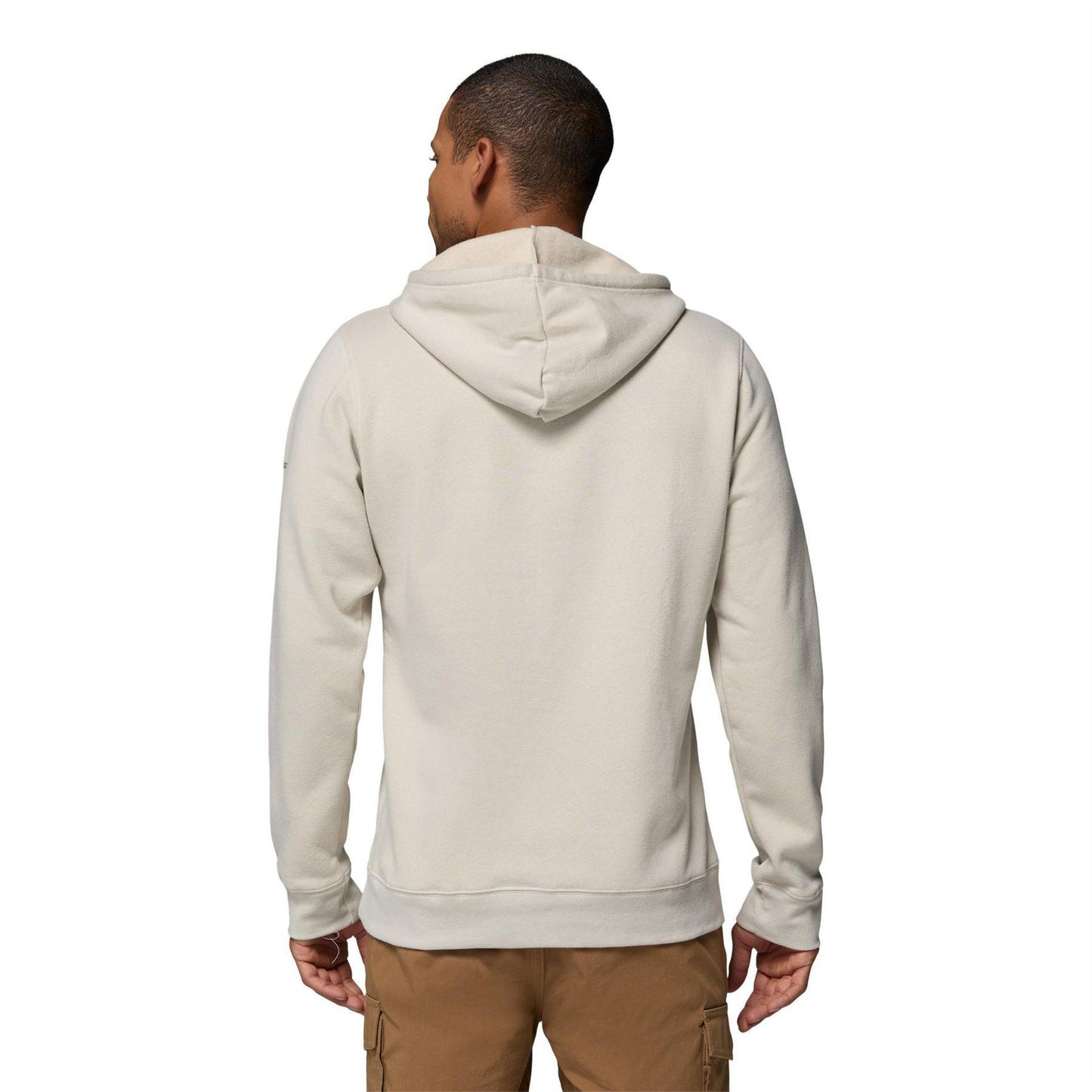 Beige - Back - Columbia Mens Trek Graphic Hoodie