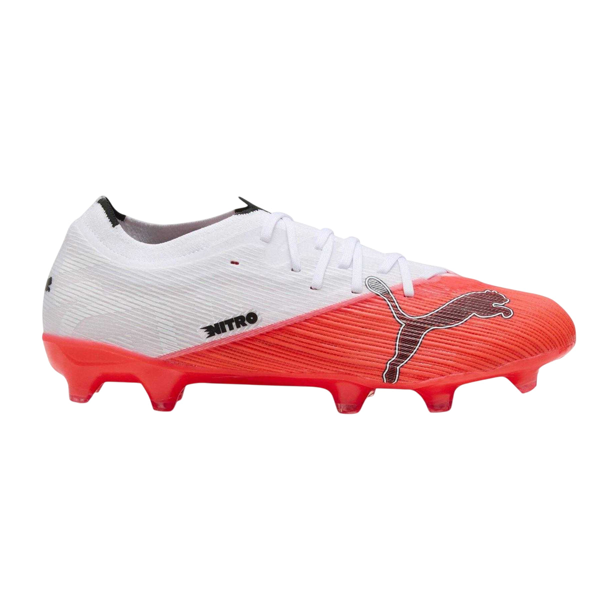 White-Red - Front - Puma Mens Ultra 7.3 Two Tone Football Boots