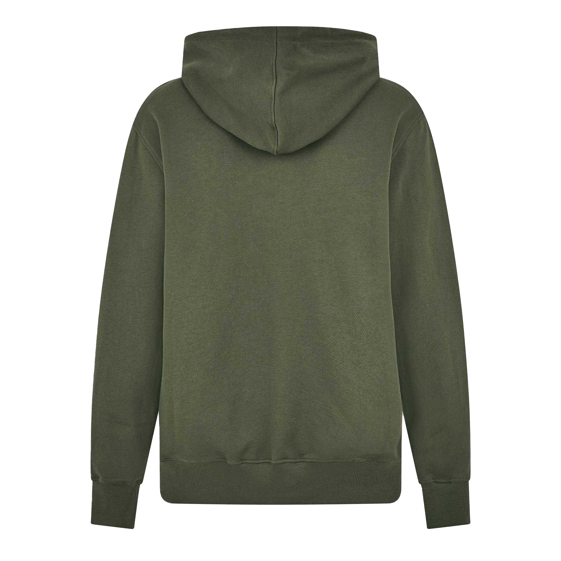 Clover Green - Back - Daily Paper Mens Shield Logo Circle Hoodie