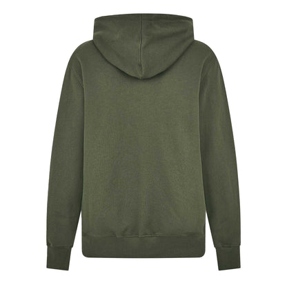 Clover Green - Back - Daily Paper Mens Shield Logo Circle Hoodie