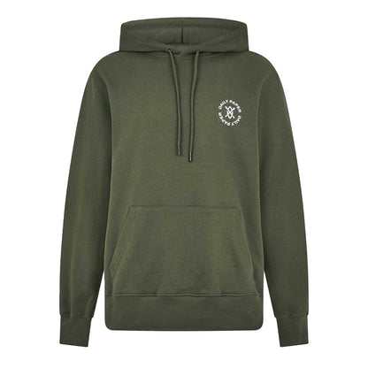 Clover Green - Front - Daily Paper Mens Shield Logo Circle Hoodie
