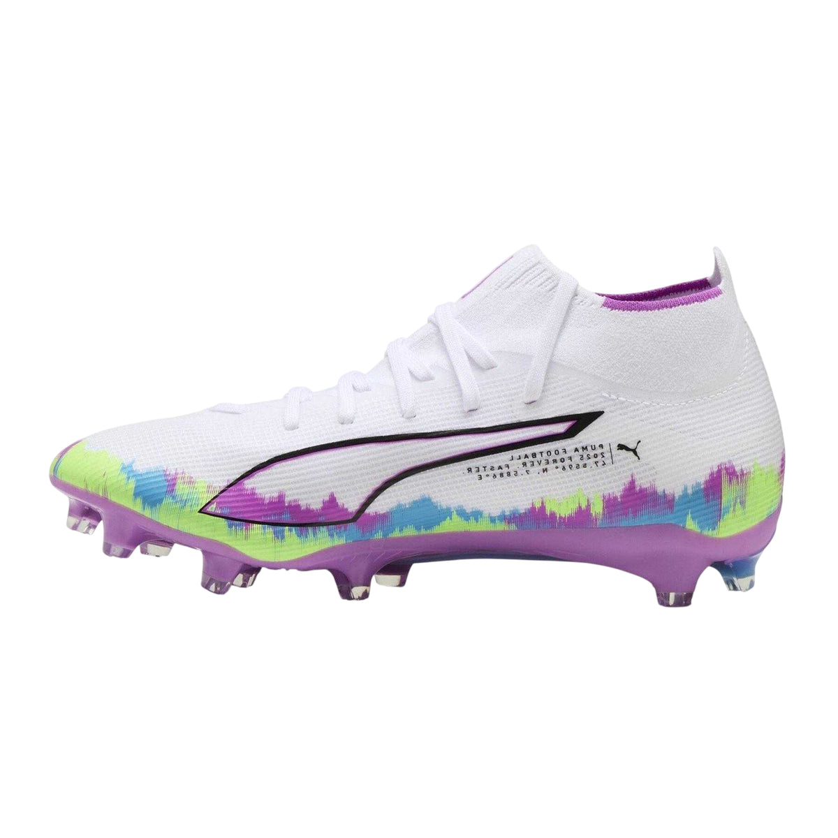 White - Back - Puma Childrens-Kids Ultra 6 Match+Brilliance Firm Ground Football Boots