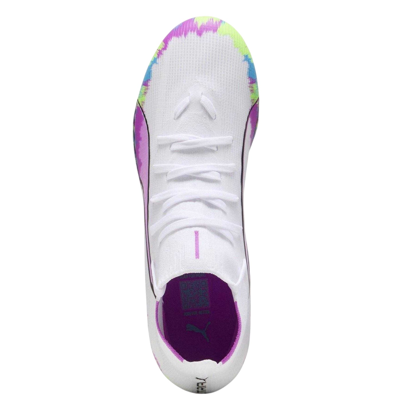 White - Side - Puma Childrens-Kids Ultra 6 Match+Brilliance Firm Ground Football Boots