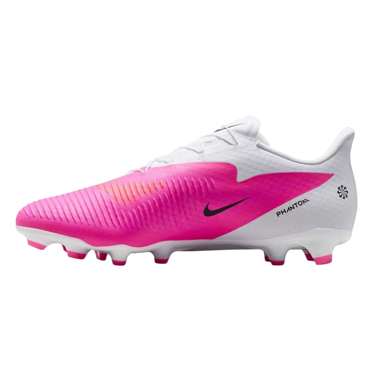 Pink-White-Black - Side - Nike Mens Academy Phantom Firm Ground Football Boots