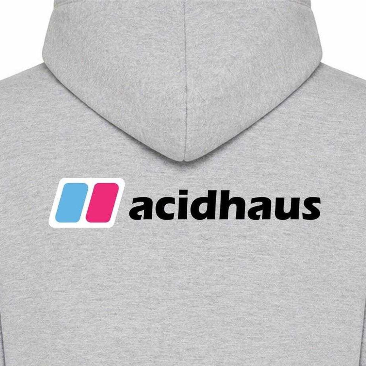 Grey - Lifestyle - AWD Mens Acidhaus Hoodie