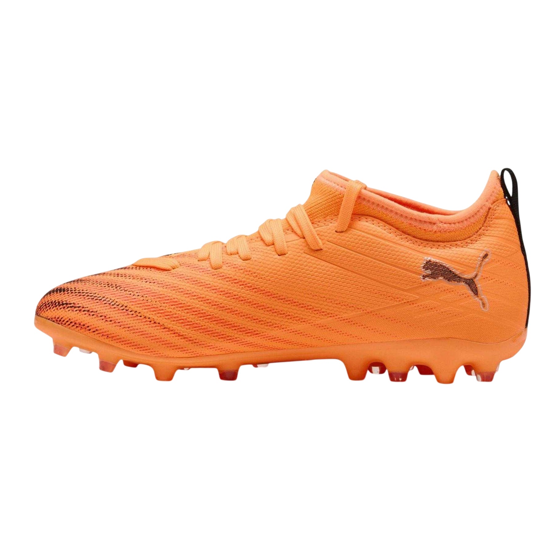 Red-Black - Back - Puma Childrens-Kids Ultra 6 Match Firm Ground Football Boots