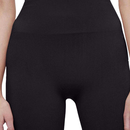 Black - Side - Pieces Womens-Ladies Imagine Seamless High Waist Cycling Shorts