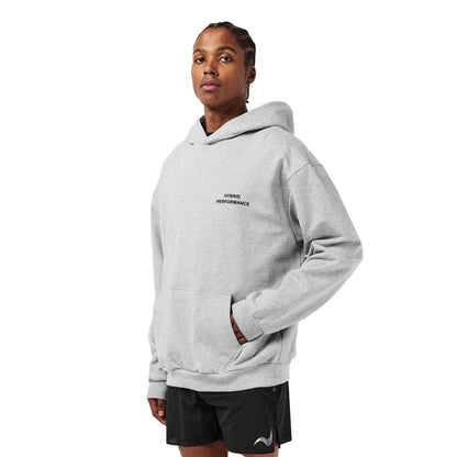 Grey Marl - Lifestyle - Hybrid Performance Mens Moisture Wicking Hoodie