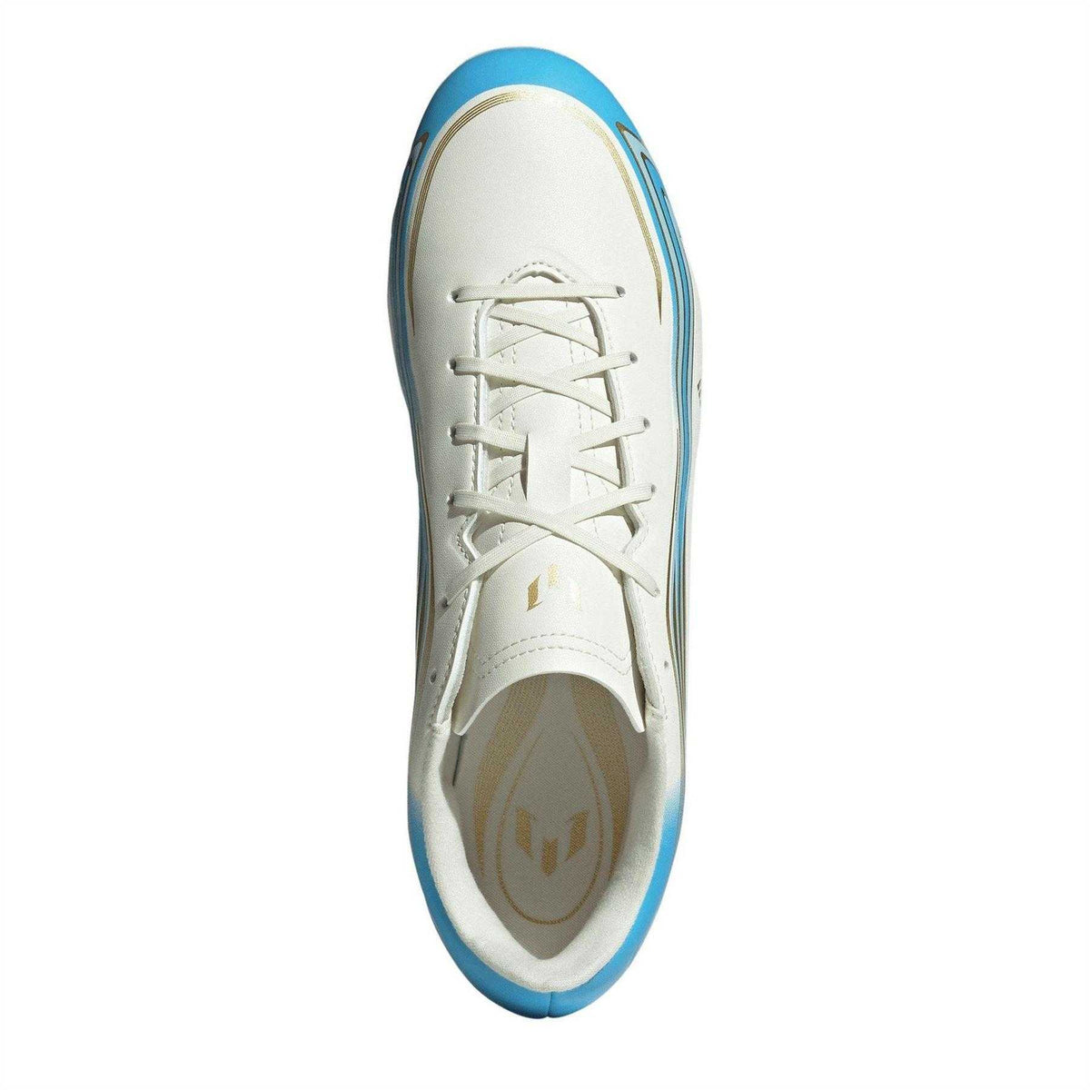 Cream-Blue-Gold - Lifestyle - Adidas Mens F50 Club Firm Ground Football Boots