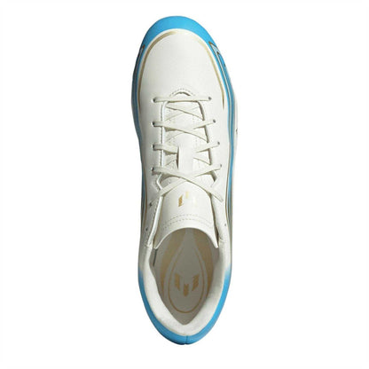 Cream-Blue-Gold - Lifestyle - Adidas Mens F50 Club Firm Ground Football Boots
