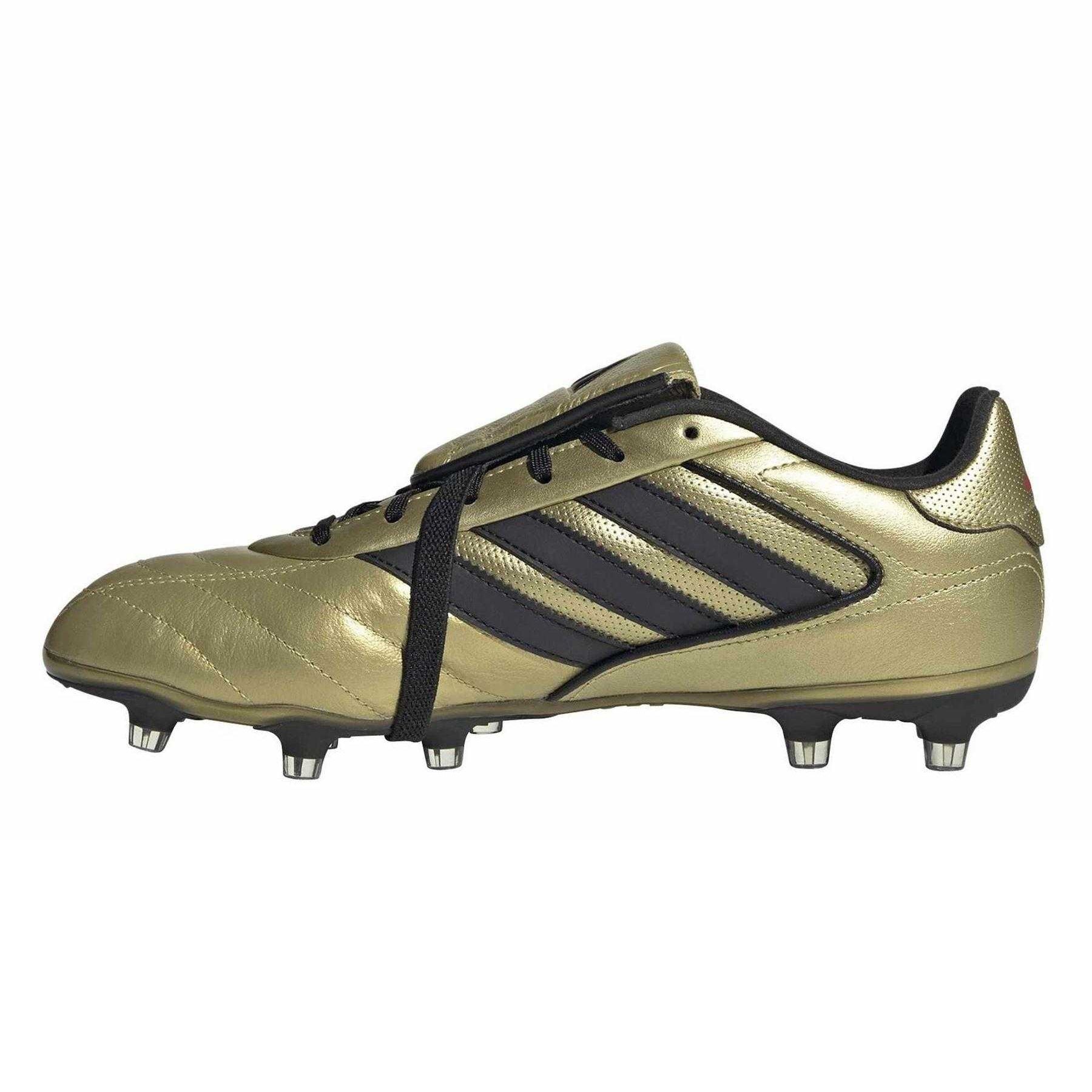 Gold-White-Green - Side - Adidas Mens Copa Gloro II Firm Ground Football Boots