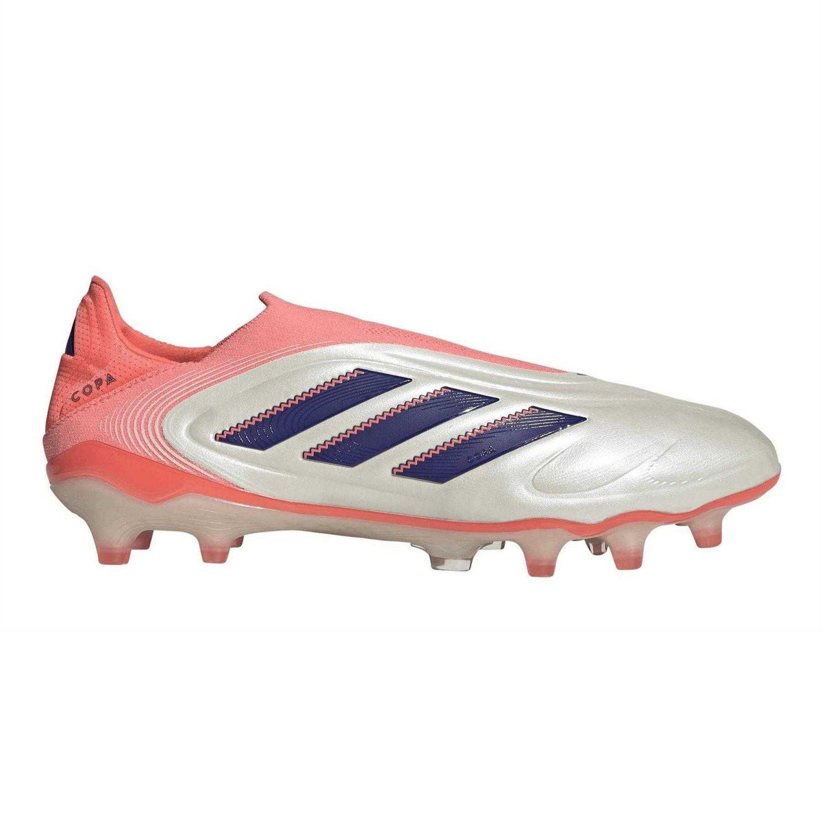 Off White - Front - Adidas Mens Copa Pure III 3 Stripes Firm Ground Football Boots
