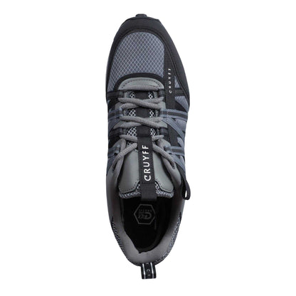 Black - Side - Cruyff Mens Fearia Synthetic Leather Trainers