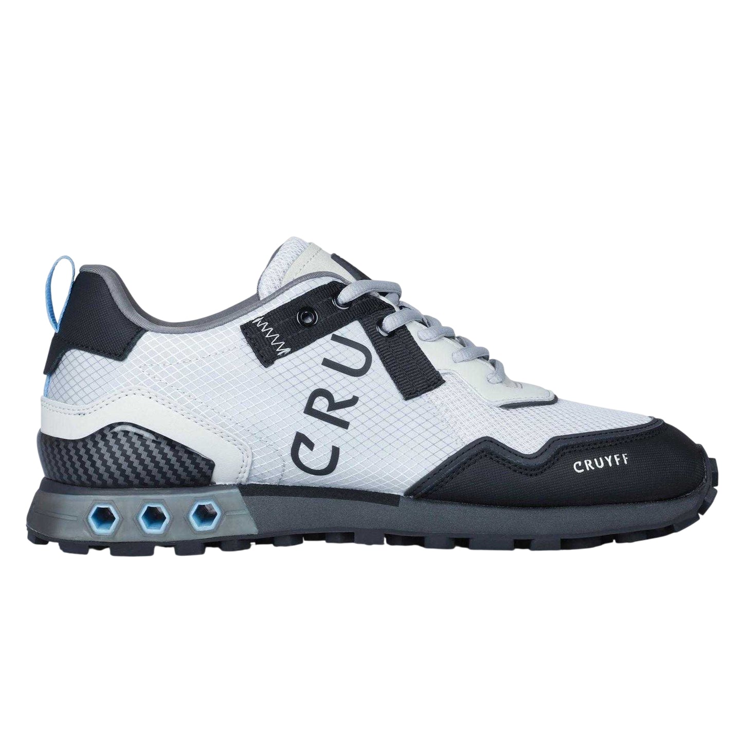 Grey-Black - Front - Cruyff Mens Superbia Trainers
