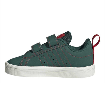 Collegiate Green - Side - Adidas Childrens-Kids VS Pace 2.0 Trainers