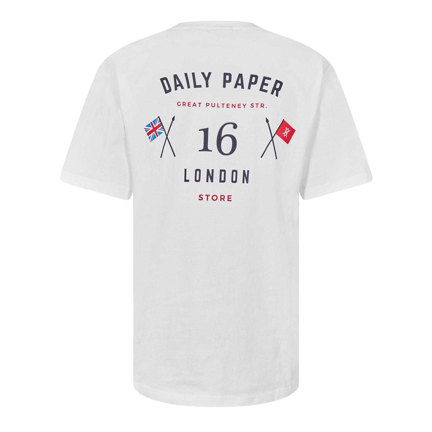 White - Back - Daily Paper Mens London Regular T-Shirt