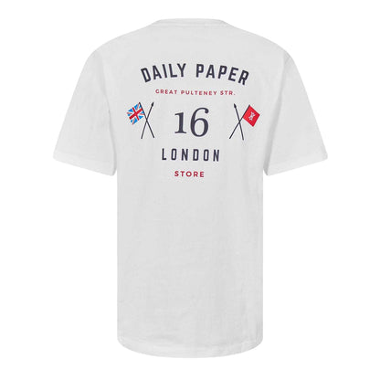White - Back - Daily Paper Mens London Regular T-Shirt